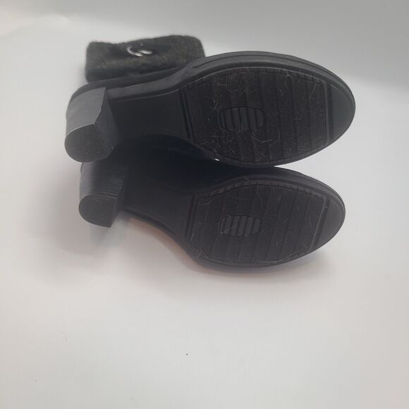 Naturalizer Comfort Trinity Black Shearling Knee High Boots 8.5M A1592F 1001 - Picture 5 of 9